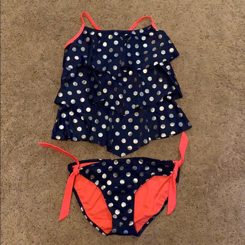 Justice girls size 14 tankini